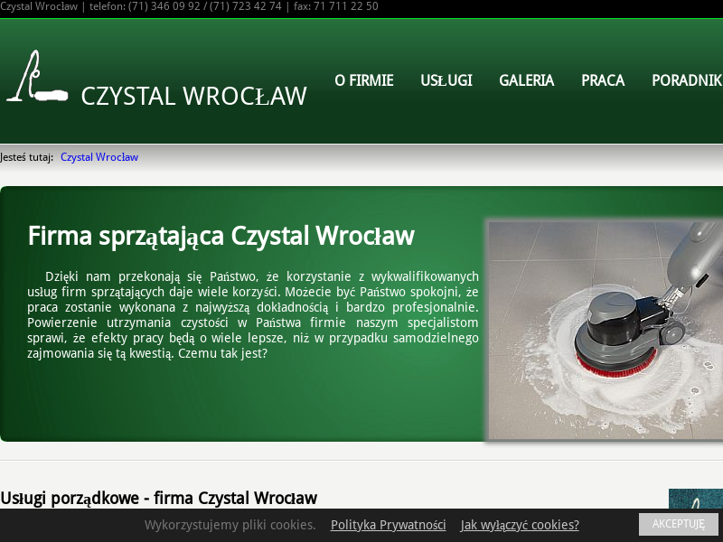 Czystal Wrocław: Firma sprzątająca